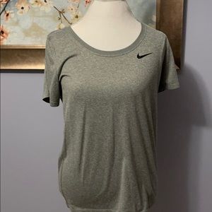 Women’s Gray Nike Dri-fit t-shirt